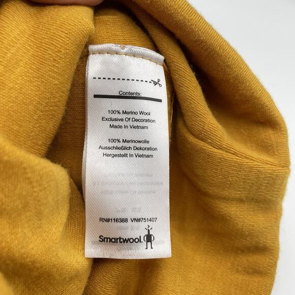 Smartwool 100% Merino Cuffed Beanie Cap Women’s One Size Gold Polka Dot Outdoor - Picture 5 of 8